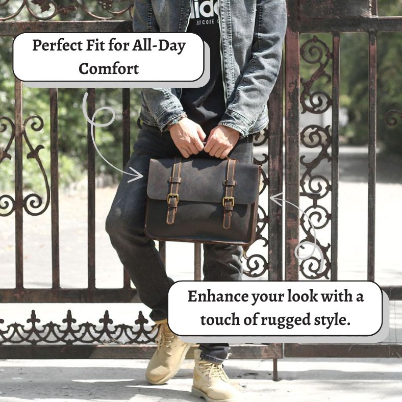 Kožená kuriérska taška | NAMUR