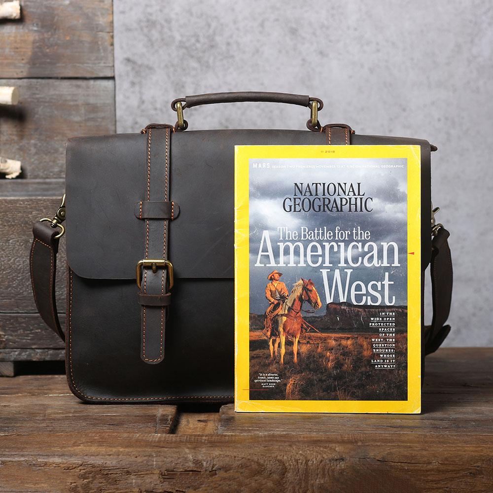 Kožená kuriérska taška | NAMUR