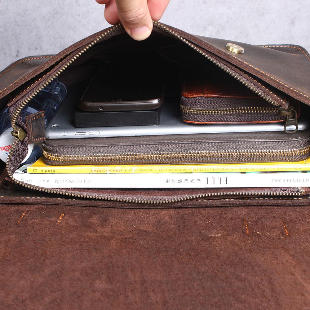 Kožená kuriérska taška | NAMUR