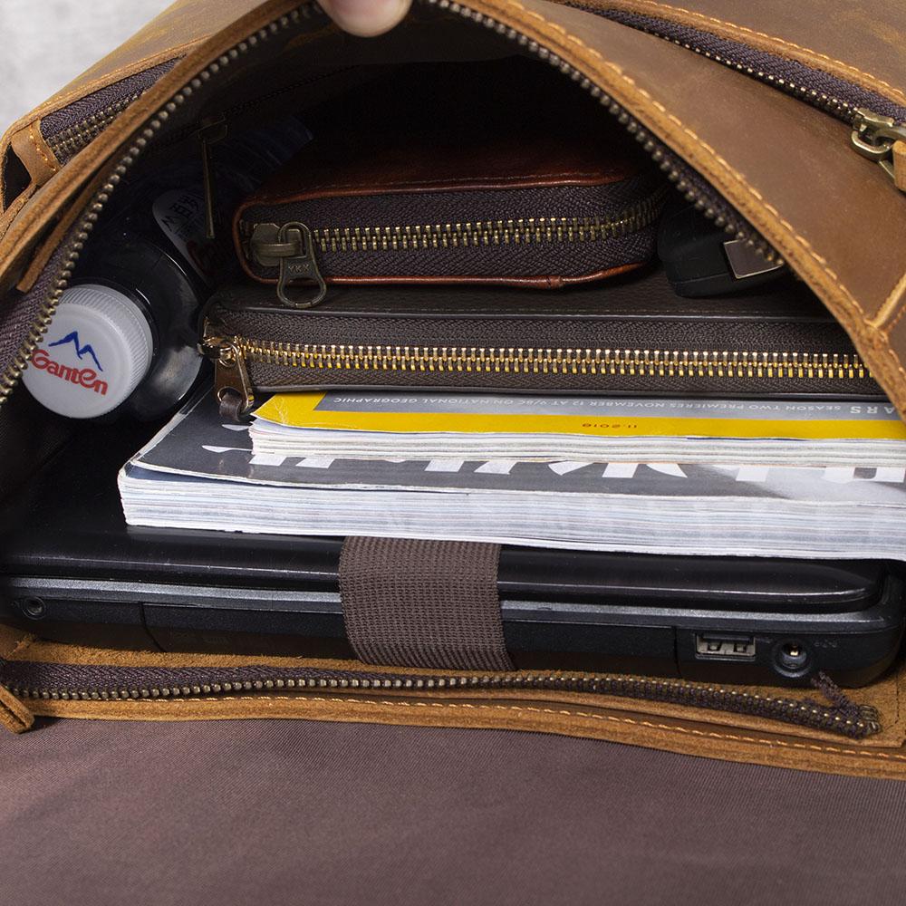 Obchodný kožený batoh | HOUSTON