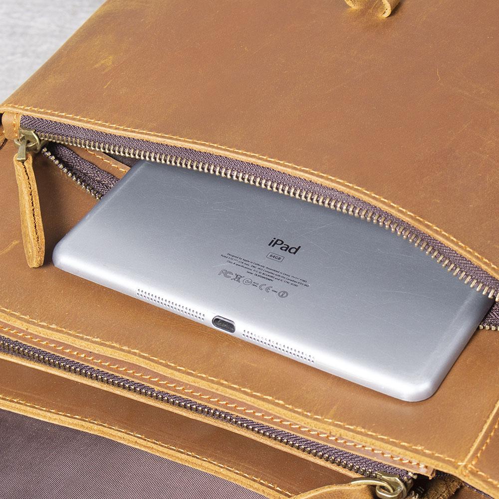 Obchodný kožený batoh | HOUSTON