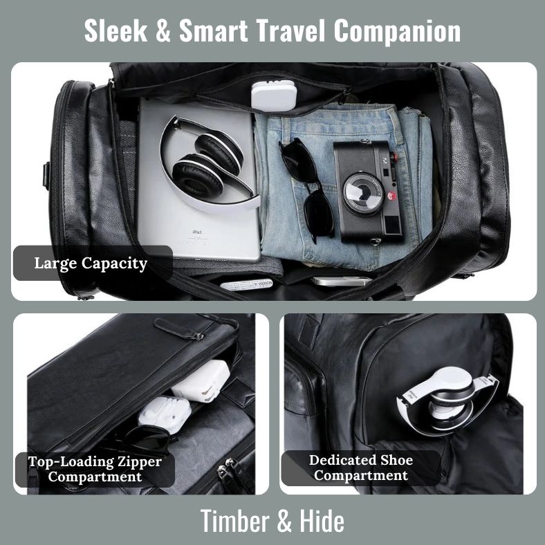 Archer | Pánska kožená cestovná taška