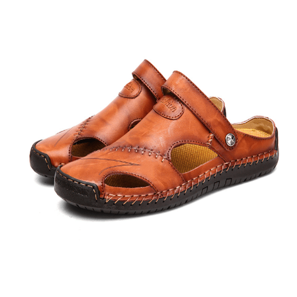 Chris™ | Ortopedické kožené pánske sandále