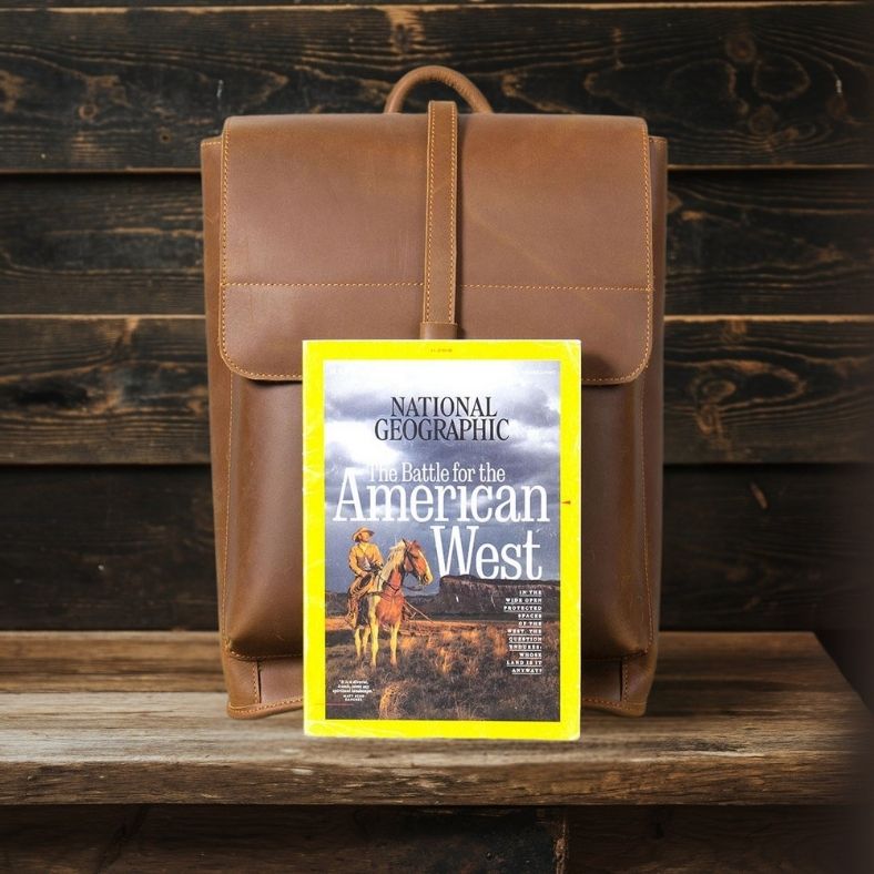 Obchodný kožený batoh | HOUSTON