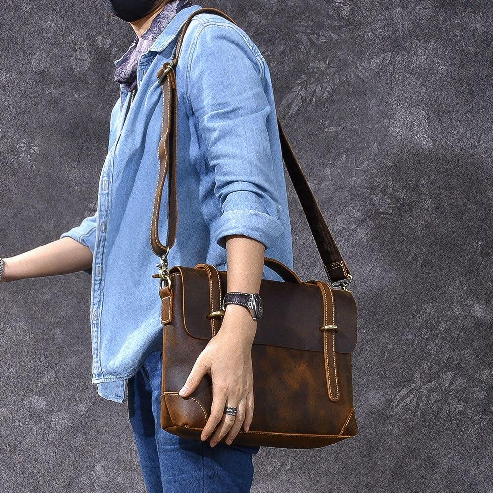 Hnedá kožená kabelka | YPRES